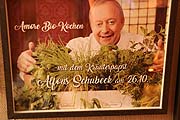 Amore Bio Kochen - mit dem Kräuterpapst Alfons Schubeck am 26.10.2017 (gFoto: Martin Schmitz)